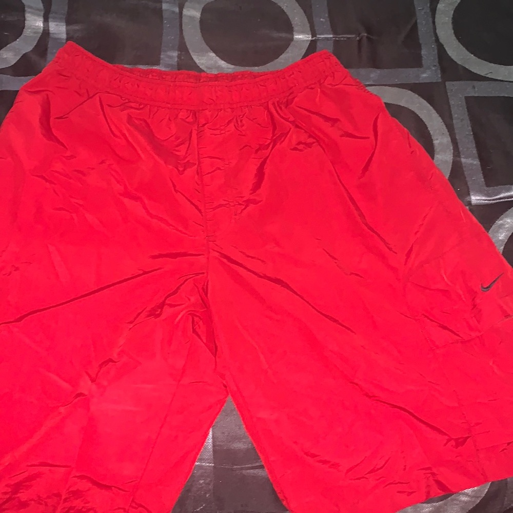 Nike men Red woven shorts | Men size XL | *New